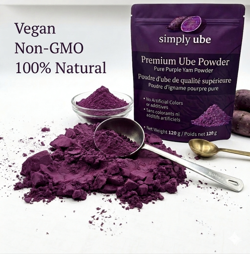 Simply Ube – 100% Pure Premium Purple Yam Powder (120g)