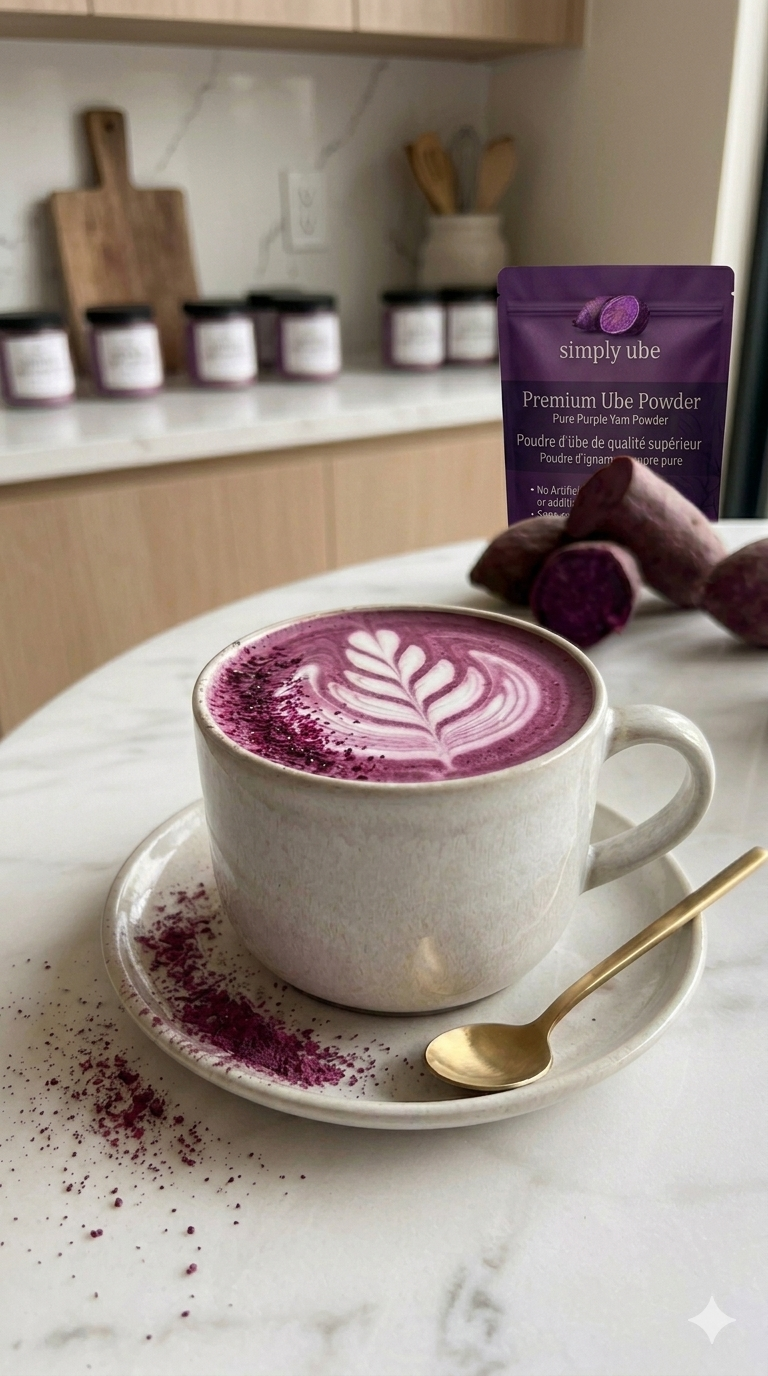 Simply Ube – 100% Pure Premium Purple Yam Powder (120g)